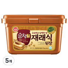 해표 순창궁 재래식 된장, 3kg, 5개