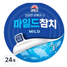 사조 마일드 참치, 100g, 24개