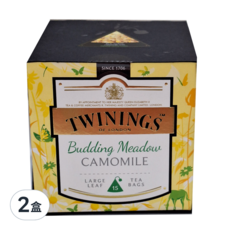 TWININGS 唐寧茶 鉑金系列 晨光草原甘菊花茶 (無咖啡因) 15茶包, 1.5g, 15包, 2盒