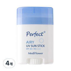 메디플라워 퍼펙트 에어리 유브이 선스틱 SPF 50+ PA++++, 23g, 4개