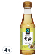 청정원 생강 매실 맛술, 410ml, 4개