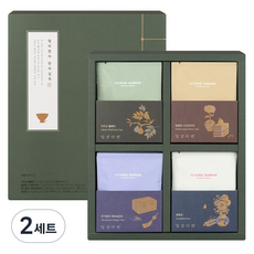 일상다완 쌍계명차 일상다완 한차실록 전통차 세트 + 쇼핑백, 전통차 4종 x 3p, 2세트
