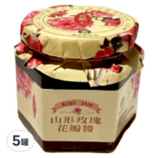 埔里農會 山形玫瑰花瓣醬，150公克, 150g, 5罐