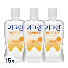 가그린 카모마일 구강청결제, 750ml, 15개