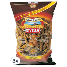 디벨라 통밀푸질리 파스타, 500g, 3개