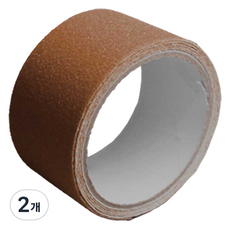 PVC 미끄럼 방지 안전 테이프 갈색 폭 5cm x 길이 5m, 2개