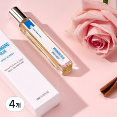 힐링팜스 포켓 롤온 향수 우드망블루, 10ml, 4개