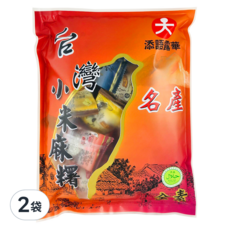 NEWMETRO 天宇食品 特級廚娘 小米麻糬, 台灣名產, 255g, 2袋