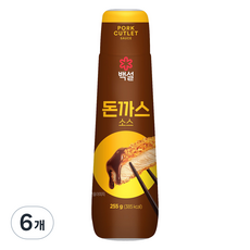 백설 돈까스 소스, 6개, 255g
