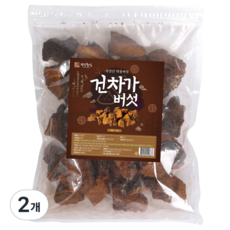 건강중심 건차가버섯, 1kg, 2개
