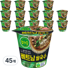 오뚜기 컵누들 베트남 쌀국수 47g 컵라면, 45개