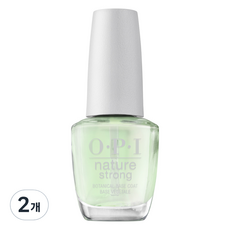 오피아이 네이처스트롱 보태니컬 베이스코트, 투명, 2개, 15ml