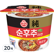 오뚜기 순후추 매운맛 큰컵 105g, 20개