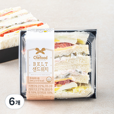 쉐푸드 BELT 샌드위치, 244g, 6개