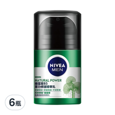 NIVEA 妮維雅 MEN 男士積雪草B5原力修護精華乳，舒緩穩定 修護瑕疵，平滑緊實, 50g, 6瓶