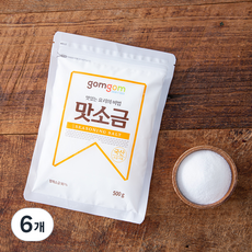 곰곰 맛소금, 500g, 6개