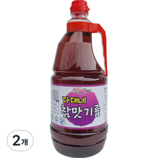 해찬나래 다대네 참맛기름, 1.8L, 2개