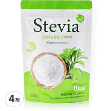 에리스리톨 위드 스테비아, 500g, 4개