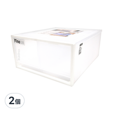 KEYWAY 聯府 雙抽屜整理箱 30L, CK-92, 2個