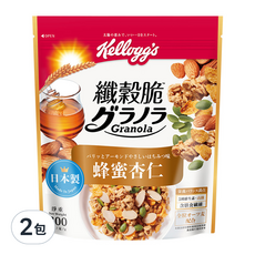 Kellogg's 家樂氏 纖穀脆 蜂蜜杏仁, 2包, 300g