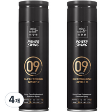미쟝센 파워스윙 슈퍼 스트롱 스프레이 9, 200ml, 4개