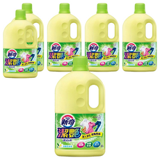 Haiter 新奇 台灣公司貨 漂白水 淡雅花朵香 綠色, 2L, 6桶