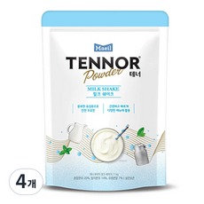 매일유업 테너 파우더 밀크쉐이크, 1kg, 4개