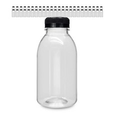 mir 牛奶塑膠瓶 黑色, 300ml, 48個