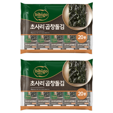 비비고 초사리곱창돌김, 40개, 5g