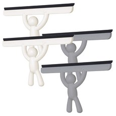 모나코올리브 인싸 욕실 물기제거기, 화이트+그레이, 4개