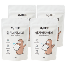 마이비 삶기 세탁세제 리필 400g, 4개