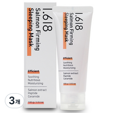 1.618 샐몬 퍼밍 슬리핑 마스크, 100g, 3개
