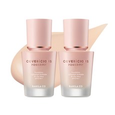 바닐라코 커버리셔스 파워 핏 파운데이션 30ml, 21 로제, 2개