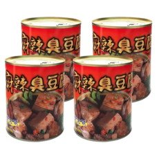阿進師 麻辣臭豆腐, 道地台灣經典美味, 湯頭濃郁, 罐頭包裝, 425g, 4罐