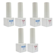 SM IVIT 美甲組, 5ml 基底油 + NON 坦塗 5ml, 凝膠底膠5ml+免清上層膠5ml, 3組