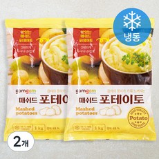 곰곰 매쉬드 포테이토(냉동), 1kg, 2개