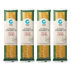청정원 이탈리아 정통 스파게티, 500g, 4개