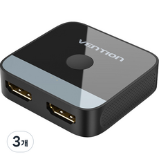벤션 프리미엄 4K 양방향 HDMI 2.0 분배기, 3개, 블랙