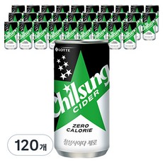 Chilsung Cider Zero, 120件, 210ml