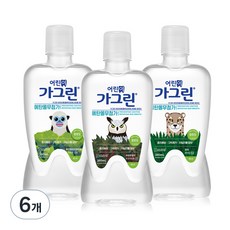 가그린 어린이용 딸기향 구강청결제 랜덤발송, 380ml, 24개