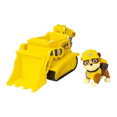 Nickelodeon 汪汪隊立大功 救援車標配系列 Set, 小礫推土機+小礫 (黃色), 20.5 x 19 x 9.5cm, 推土機 + 小礫, 1組