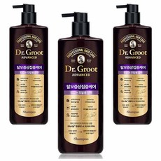 닥터그루트 탈모증상 집중케어 힘없는 모발용 샴푸, 700ml, 3개