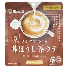 TEA TSUBOICHI 壺市製茶本舖 焙煎茶拿鐵用沖泡粉, 100g, 1包