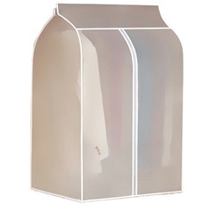 솔브리빙 가정용 먼지차단 행거 튼튼 옷커버 반투명 50x60x90cm, 1개입, 1개
