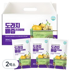 유기농마루 국내산 도라지배즙 프리미엄, 100ml, 60개 3000ml, 2박스