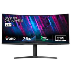 크로스오버 WQHD IPS 커브드 멀티스탠드 모니터, 86.7cm, 34LGD79(일반)