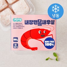 바른다짐 내장뺀 다짐 새우살 (냉동), 1개, 80g