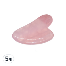 메이크그레이트 로즈쿼츠 괄사 하트형, 5개