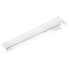 EVERLIGHT 億光 T8山型燈座 空台 LED 山型燈 2呎1燈 AC 100-240 V 全電壓, 1個
