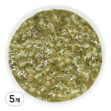짱죽 유아용 실온 이유식 한우랑아욱죽 중기 죽2 9개월부터, 160g, 5개, 혼합맛(한우/아욱)